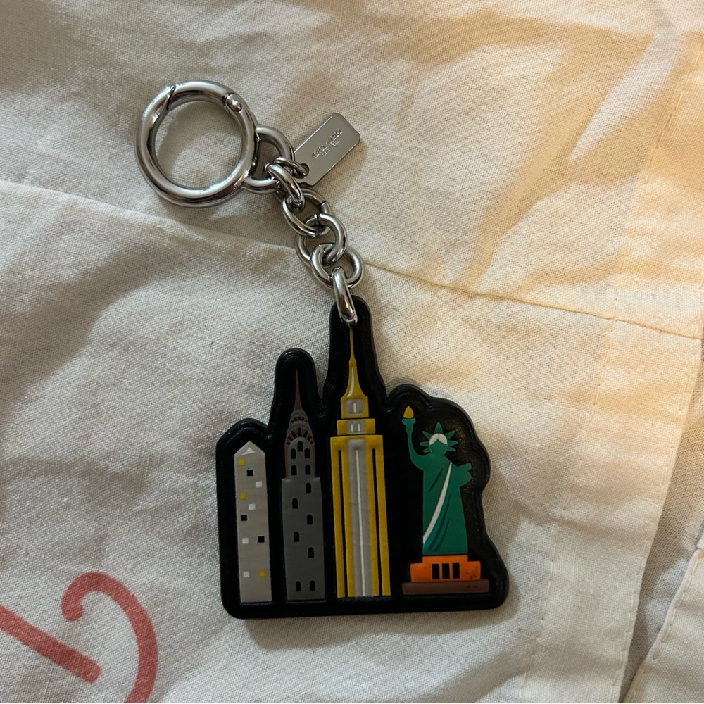 Coach NYC keychain